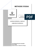 Methode D'Essai: Normalisation Renault Automobiles Service 65830 Section Normes Et Cahiers Des Charges