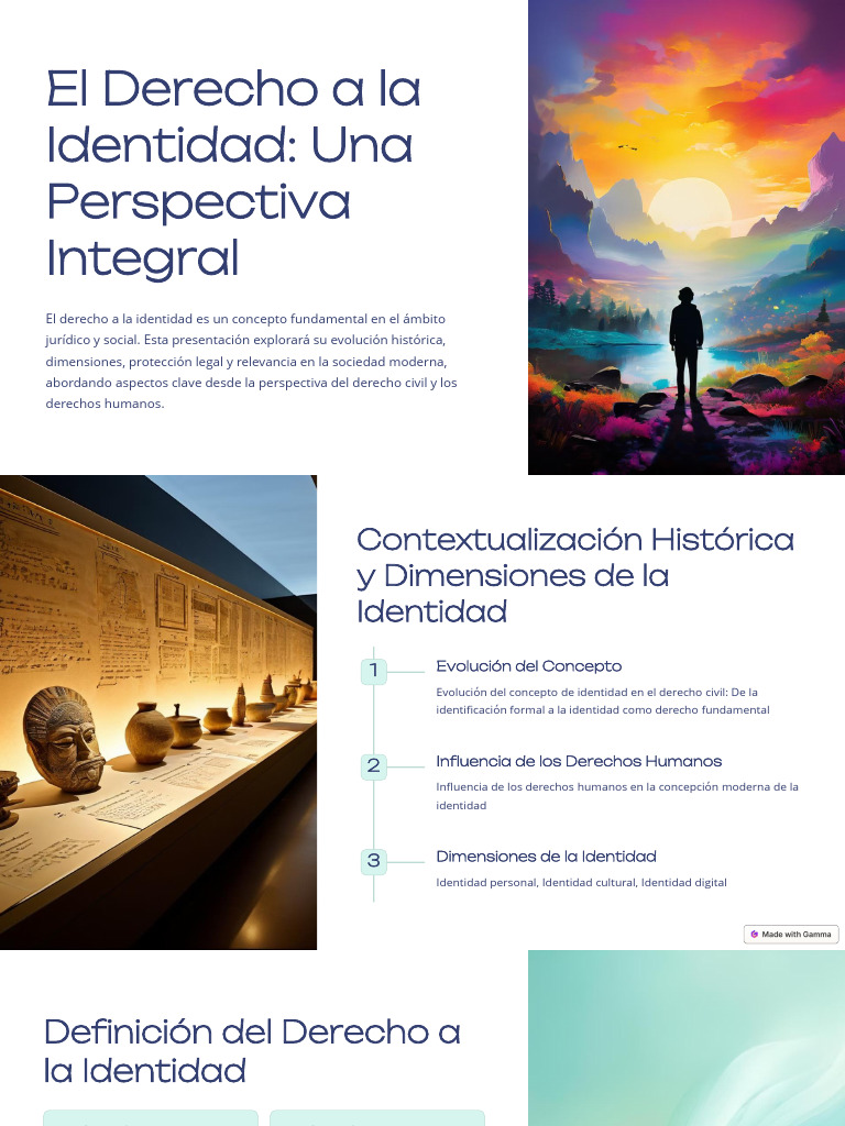 El Derecho A La Identidad Una Perspectiva Integral | PDF | Identidad de ...
