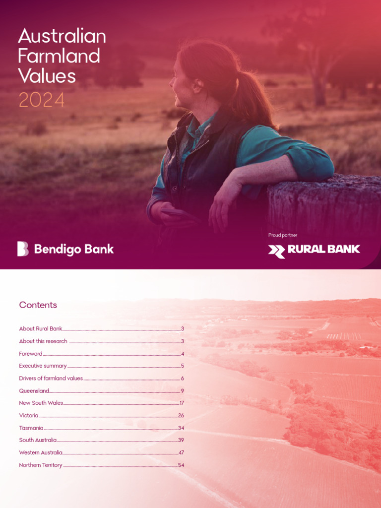Australian Farmland Values Report 2024 | PDF | Cost Of Living ...
