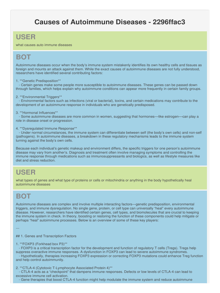 autoimmune | PDF | Autoimmune Disease | T Cell