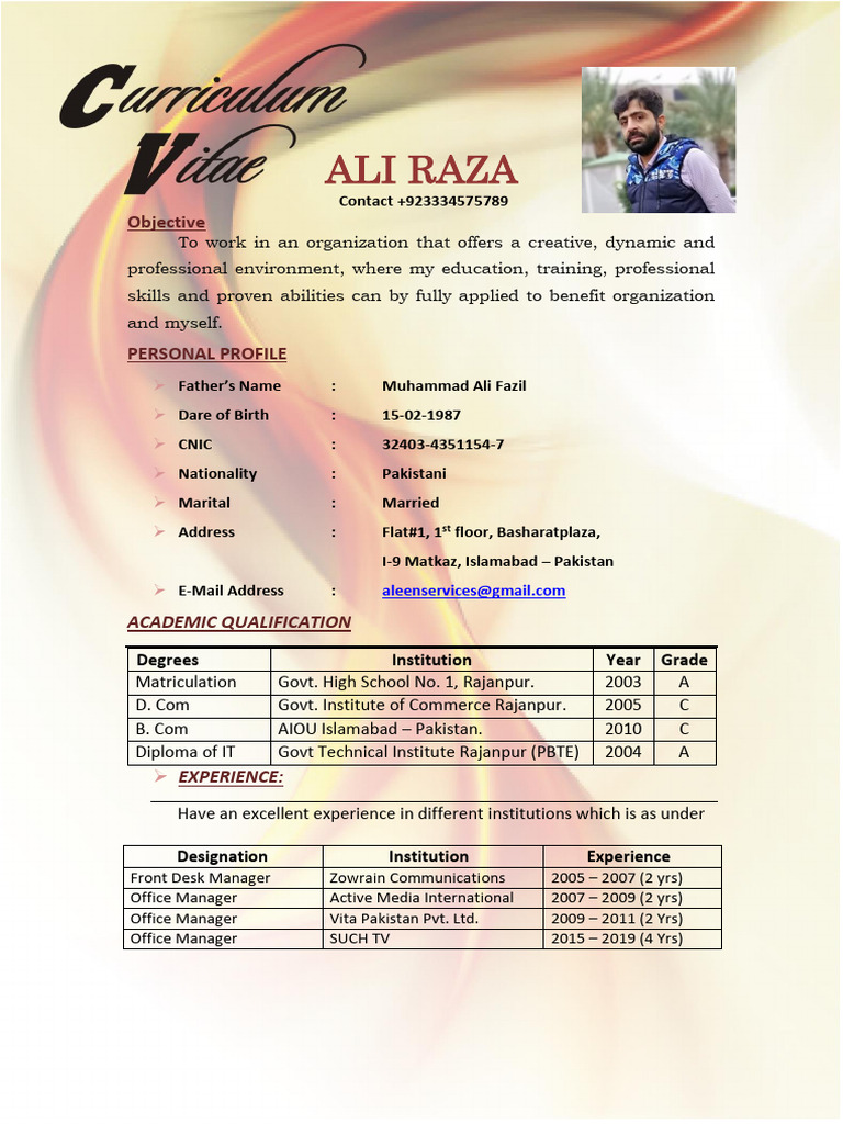 Aliraza My | PDF