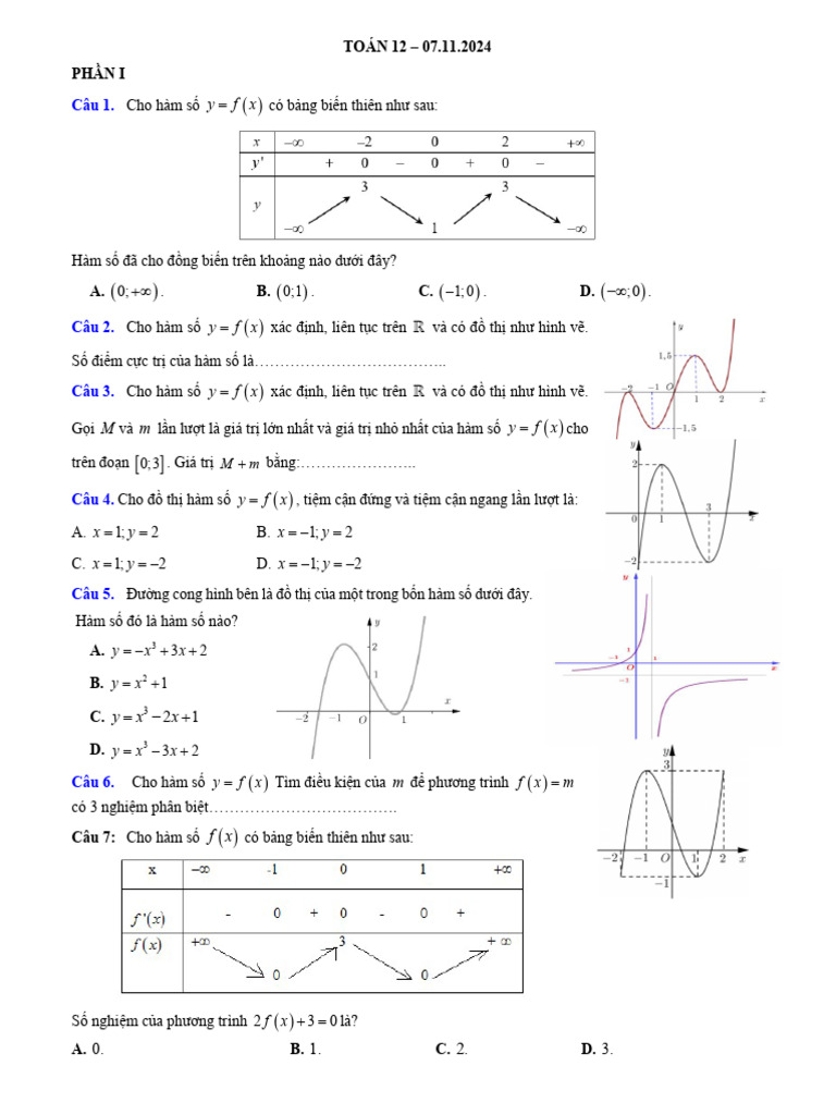 Toán 12 - 7.11 | PDF