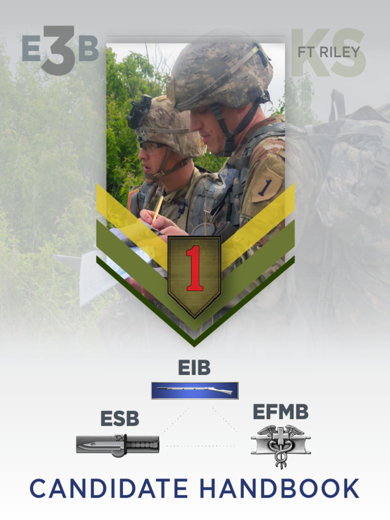 EIB/ESB Candidate Handbook Guide | PDF | Projectiles | Military Technology
