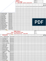 Attendence Chart - xls1234