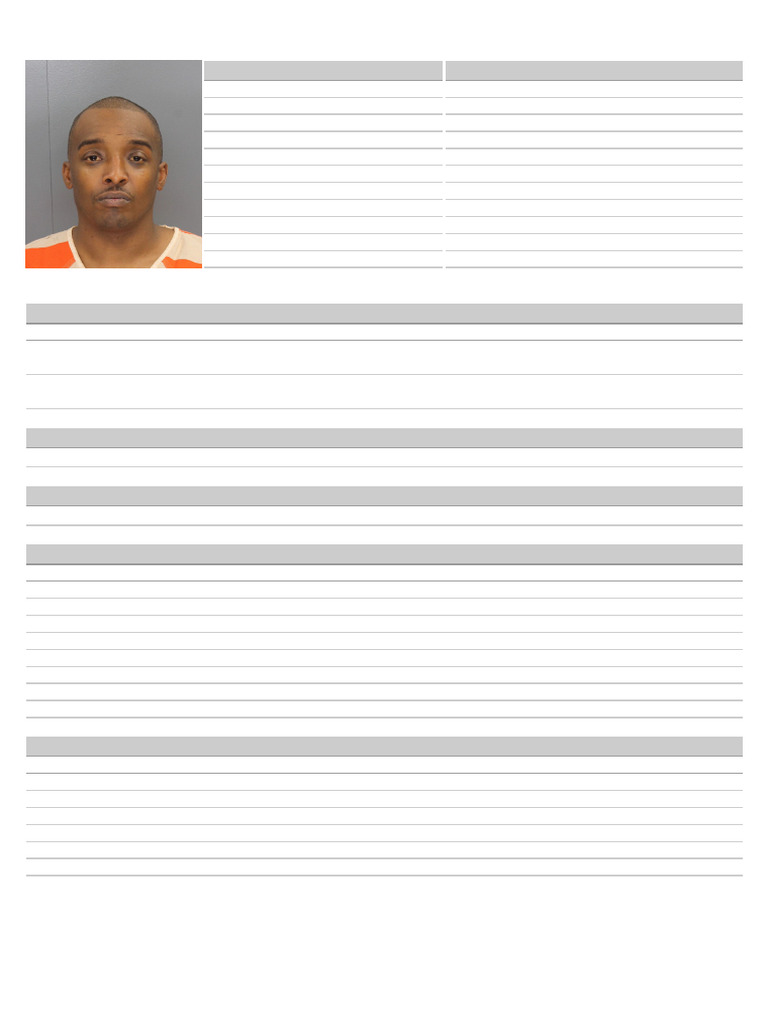 Inmate Search Detail Report: Inmate Description Inmate Sentence and ...