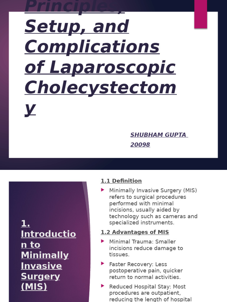 Complications in Laparoscopic Surgery | PDF | Surgery | Medical Specialties