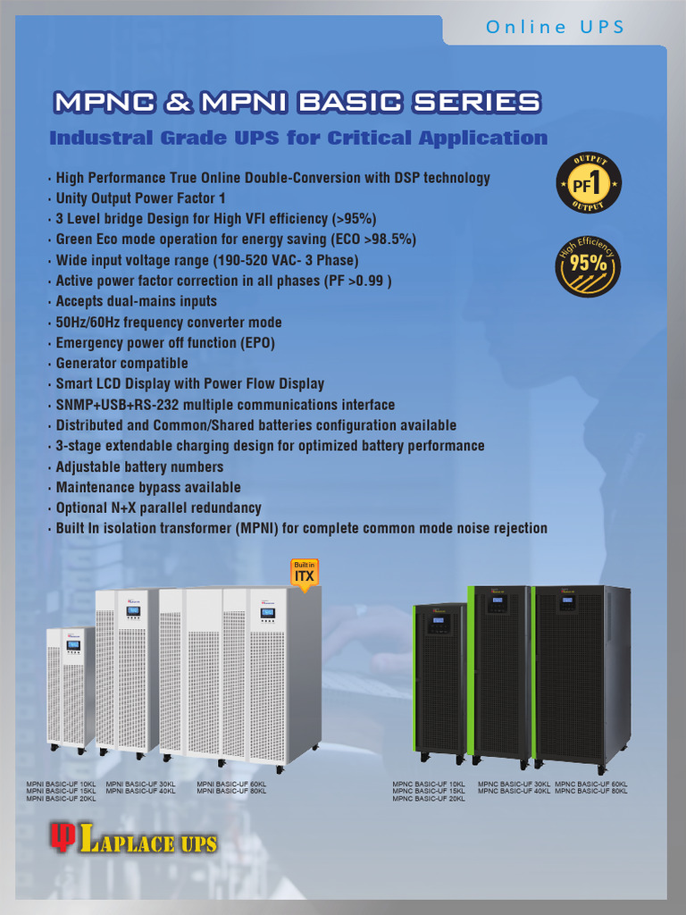 Industrial Grade Online UPS Solutions | PDF | Alternating Current ...