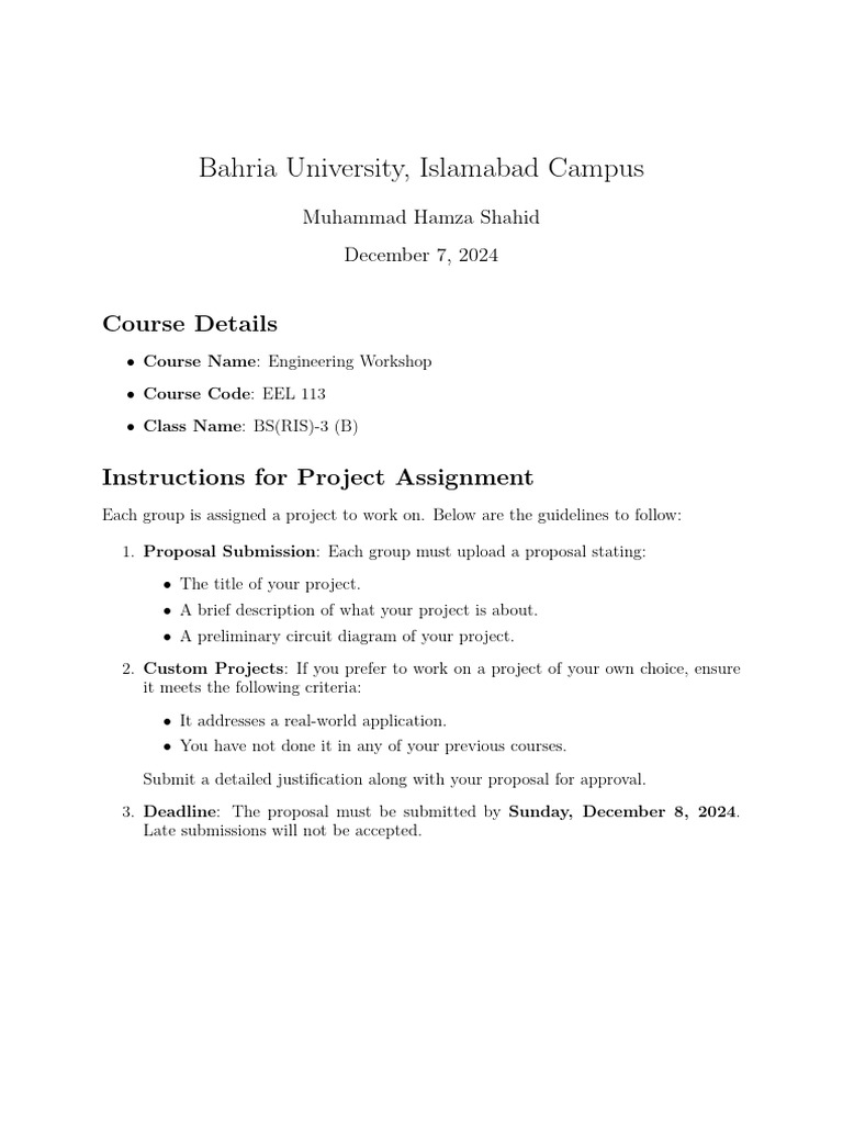 Project_instructions | PDF