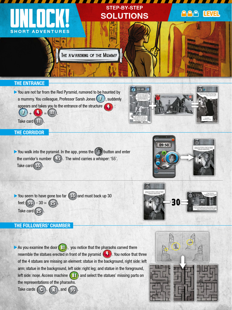 Le Reveil de La Momie solution screenshot