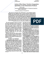 Microbial Fermentation of Rice Straw