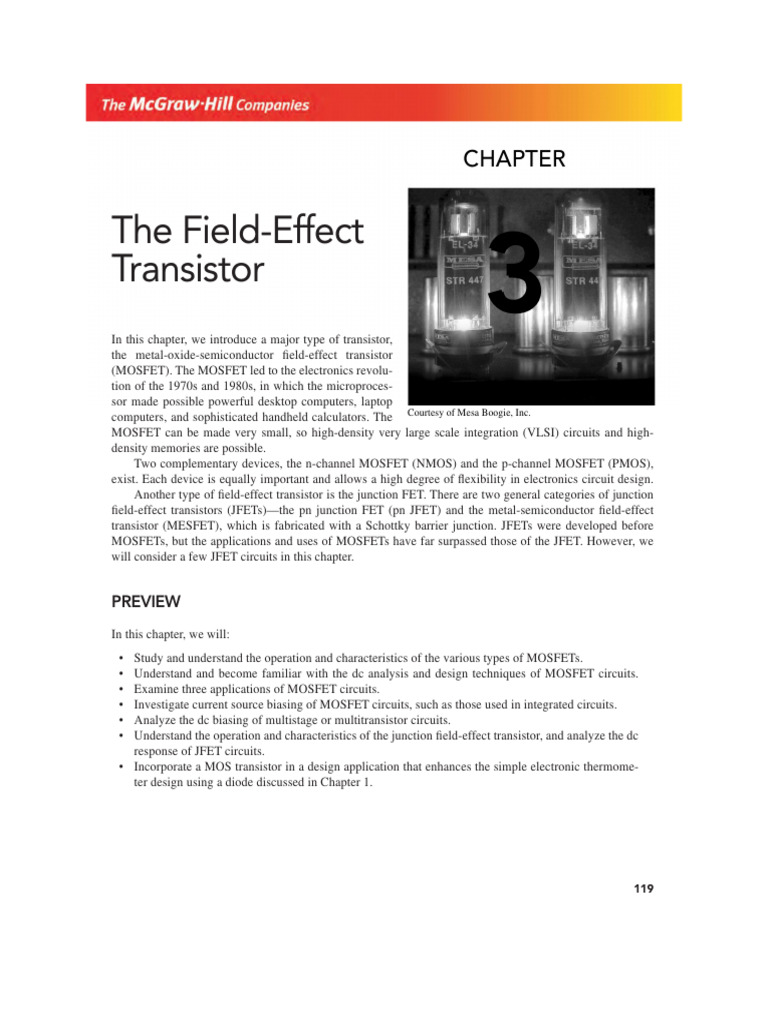 Unit-2 | PDF | Field Effect Transistor | Mosfet