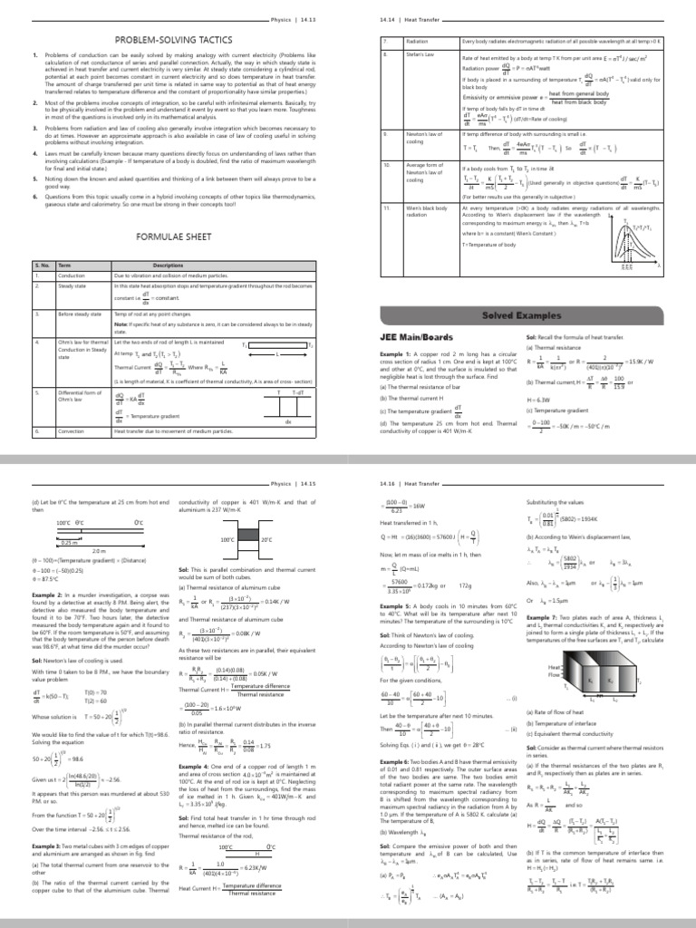 1 | PDF | Heat Transfer | Thermal Conduction