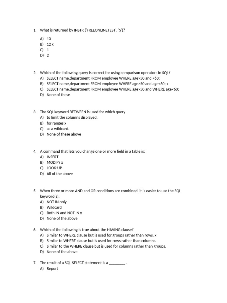 Done test sql blank pdf databases software design