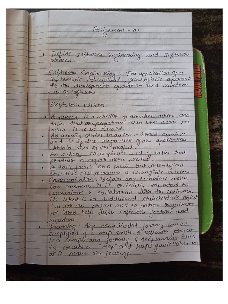 SEPM Assignment 1 | PDF