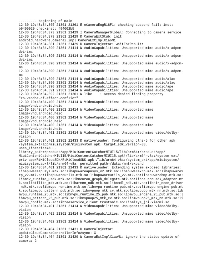 Log Cat 1735564714322 | PDF | Digital Technology | Software