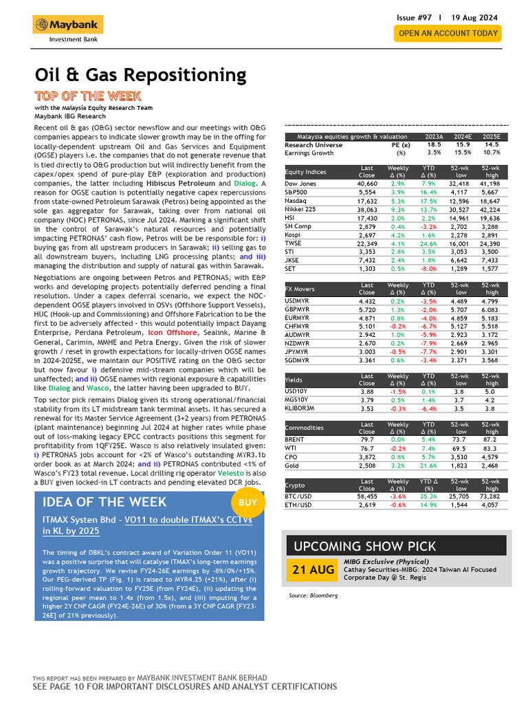 O& G repositioning | PDF | Economies | Investing