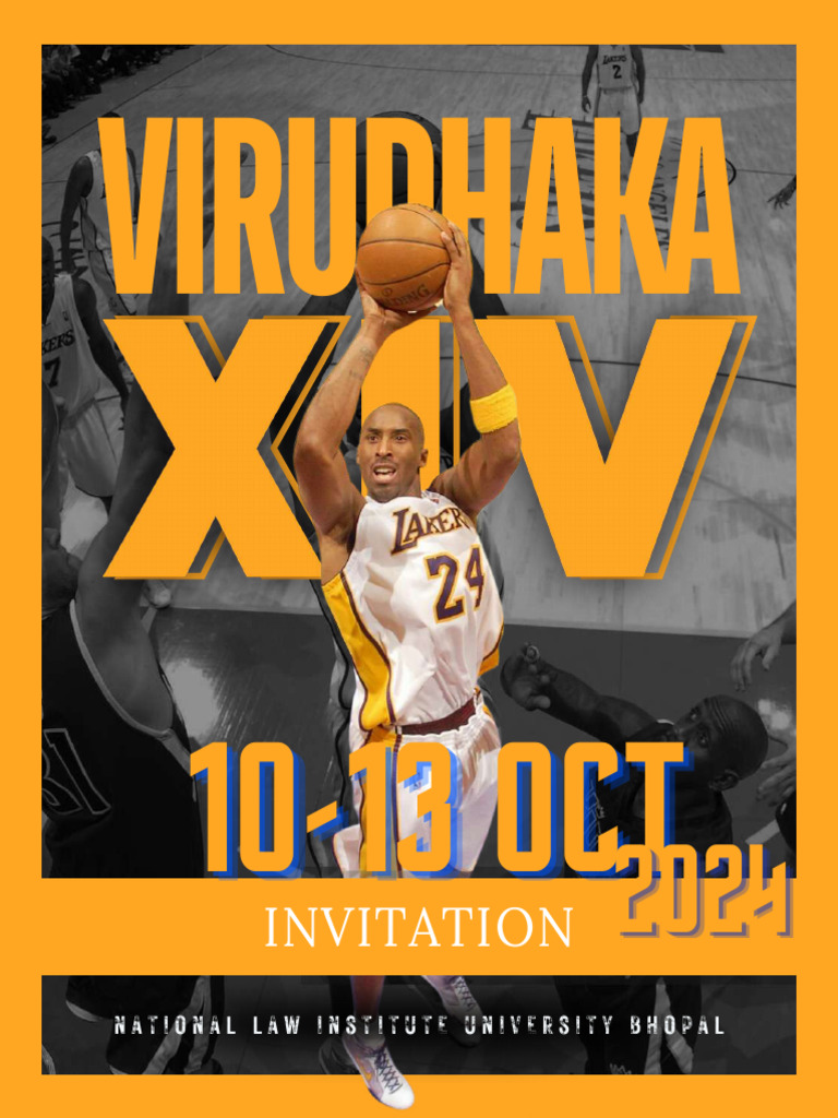 Invitation For Virudhaka-XIV (2024) | PDF | Leisure | Entertainment