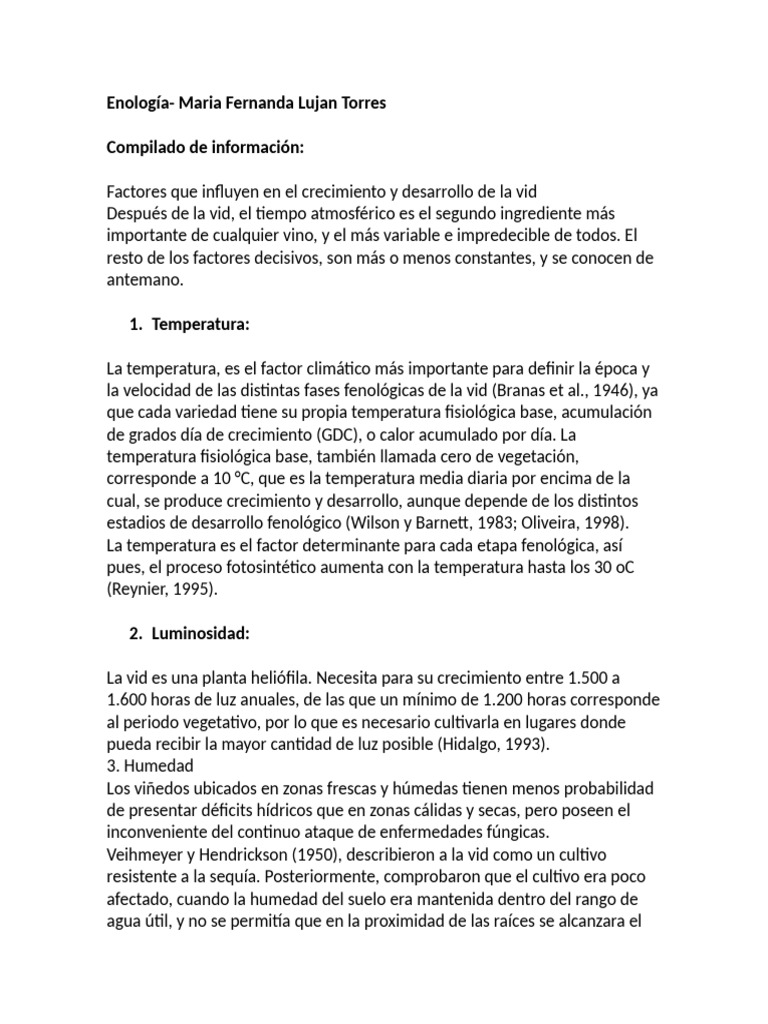 Compilado Dã© Informaciã N | PDF | Vino | Uva