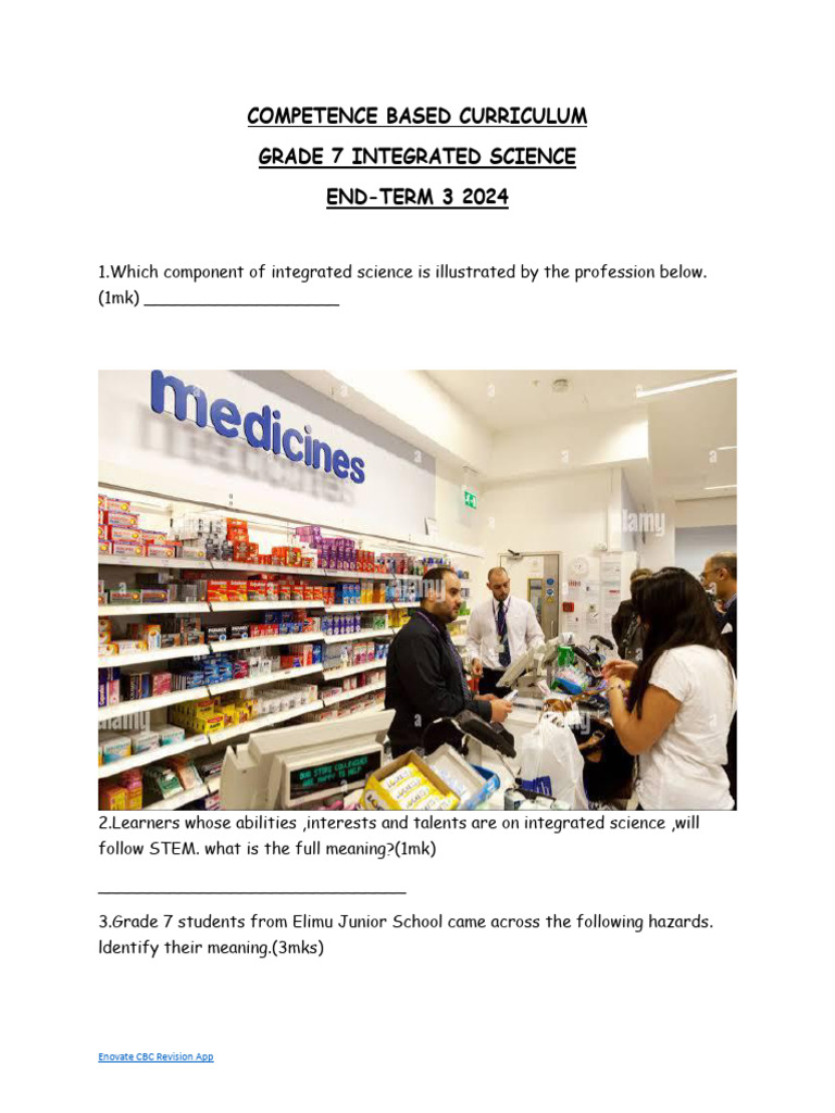 GRADE 7 INTERGRATED CIENCE | PDF | Water | Chemistry