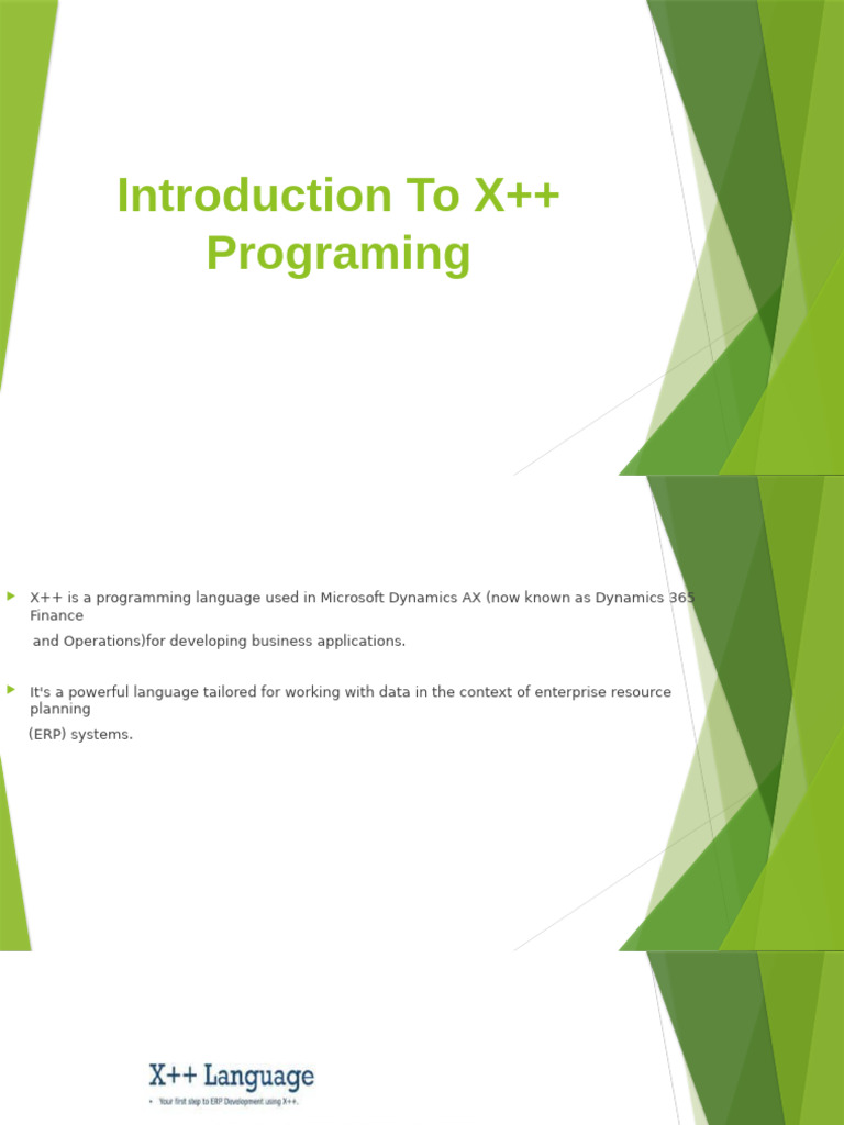 X++ for Dynamics 365 Developers | PDF