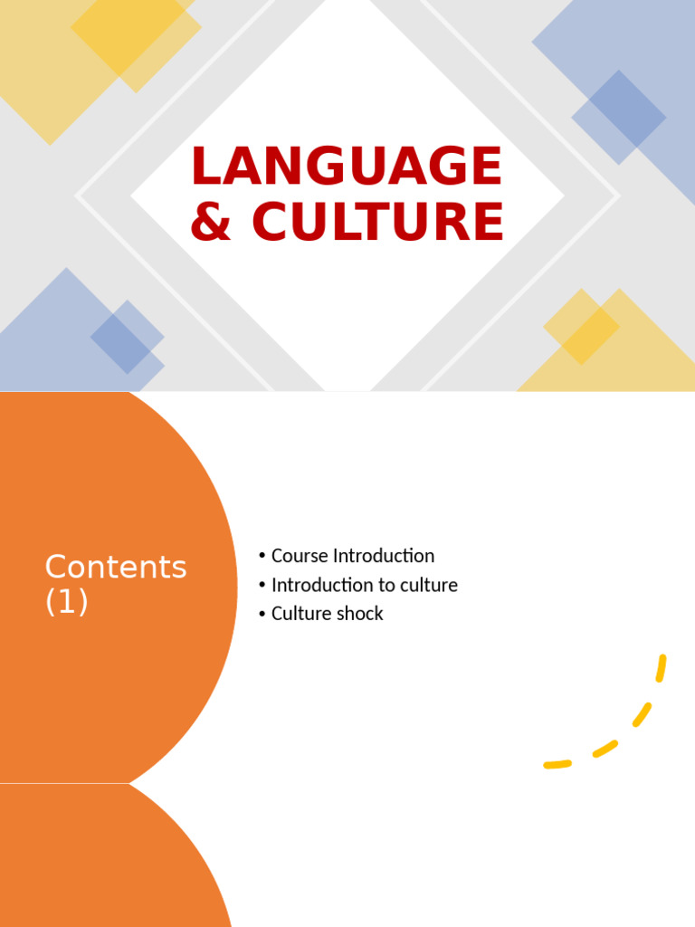 Understanding Language and Culture | PDF
