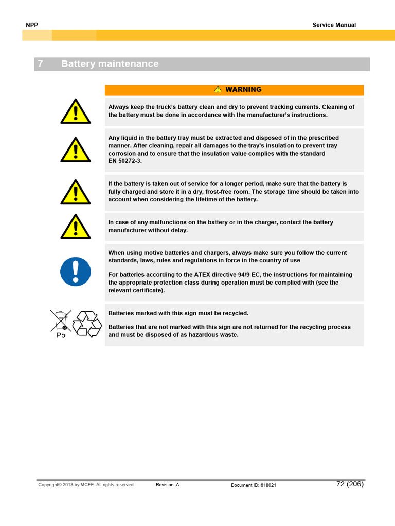 06 Battery Maintenance | PDF | Battery Charger | Electrical Resistance ...