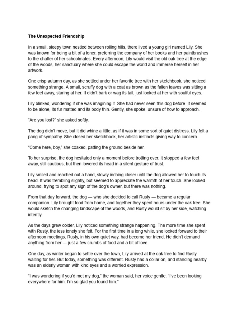 Lily and Rusty's Unexpected Bond PDF