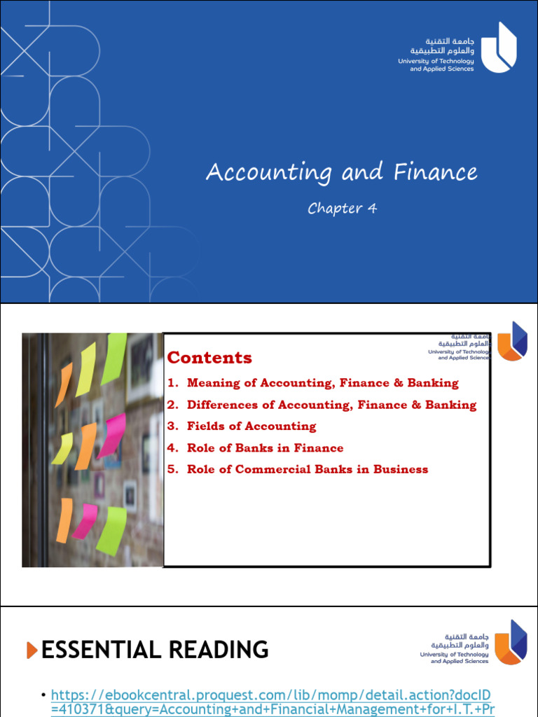 Chapter 04 - Accounting and Finance GF | PDF | Banks | Accounting