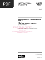 ISO/IEC 7810:2019 Identification Cards | PDF | Smart Card ...