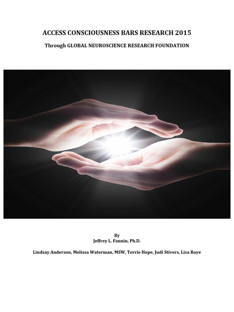 Access Consciousness Bars Research 2015 | PDF | Hertz | Neural Oscillation