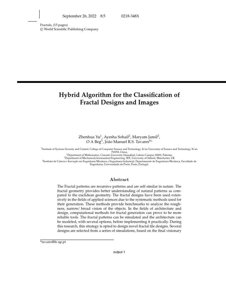 11 Hybrid Algorithm For The Generation & Classification of Fractal ...