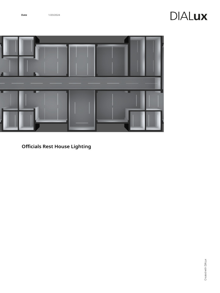 Officials Rest House Lighting Plan | PDF | Lighting | Home