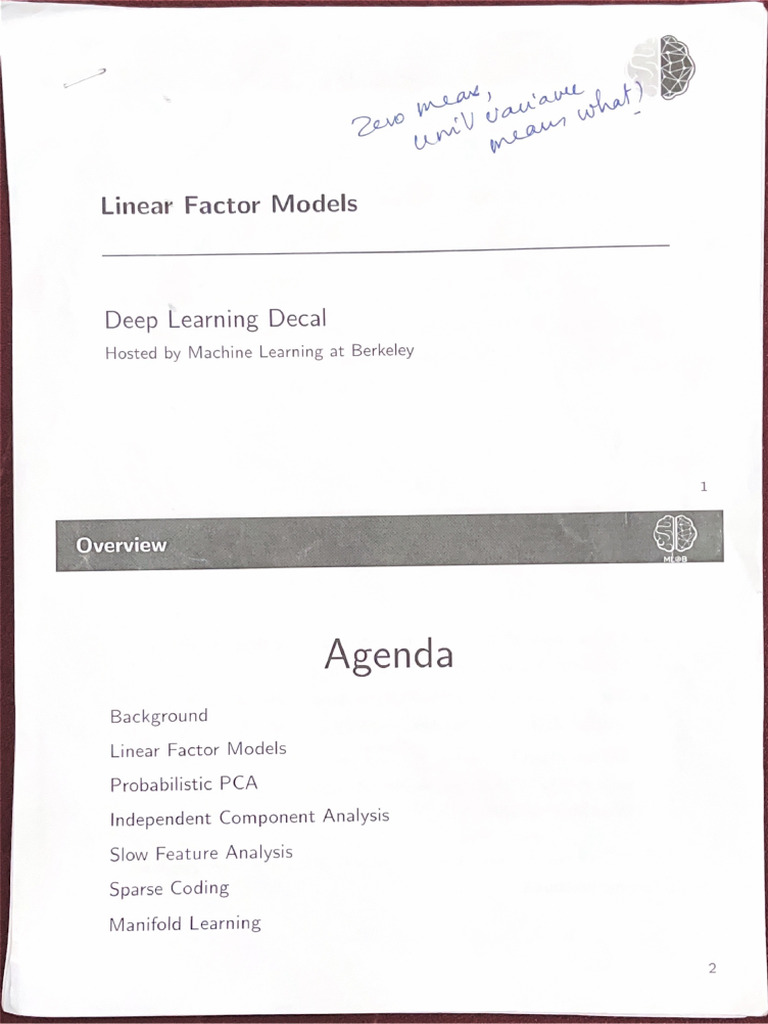 Linear FactorModels1 | PDF