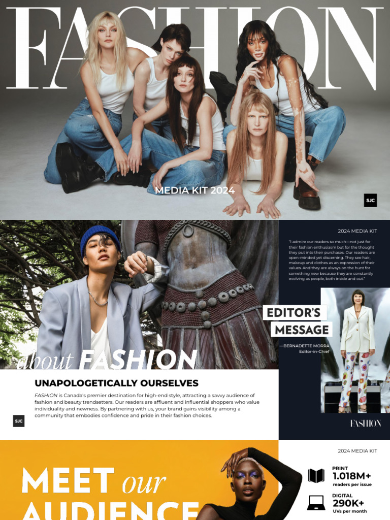 FASHION Magazine 2024 Media Kit | PDF | Fashion | Advertising