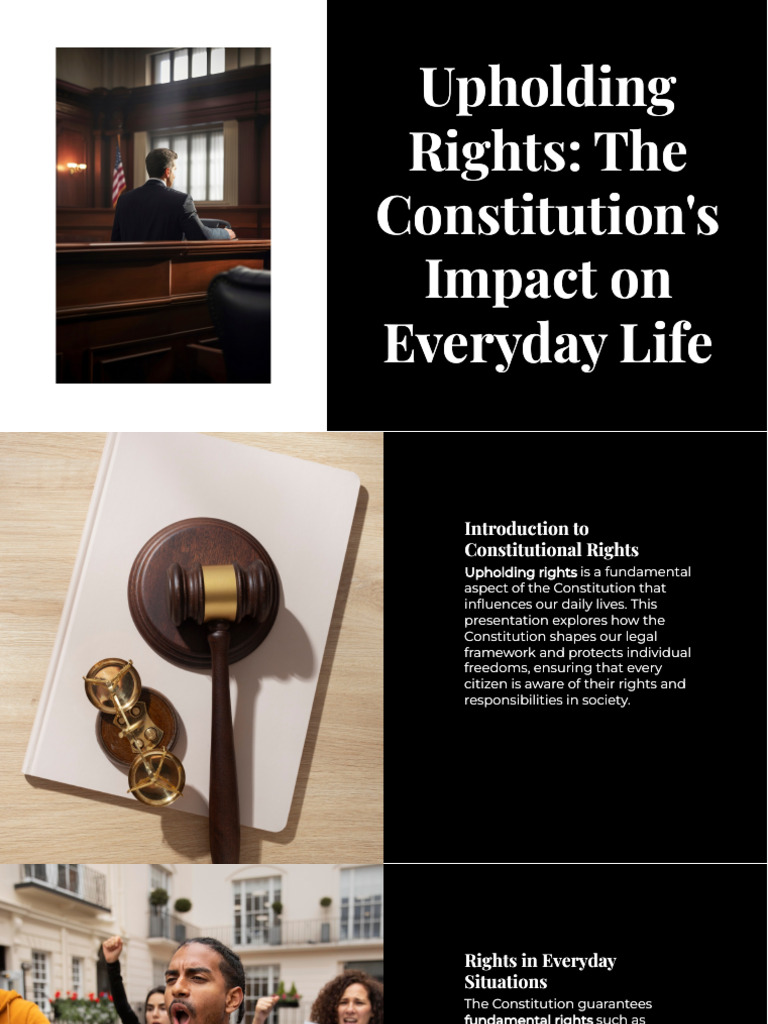 Wepik Upholding Rights The Constitutions Impact On Everyday Life ...