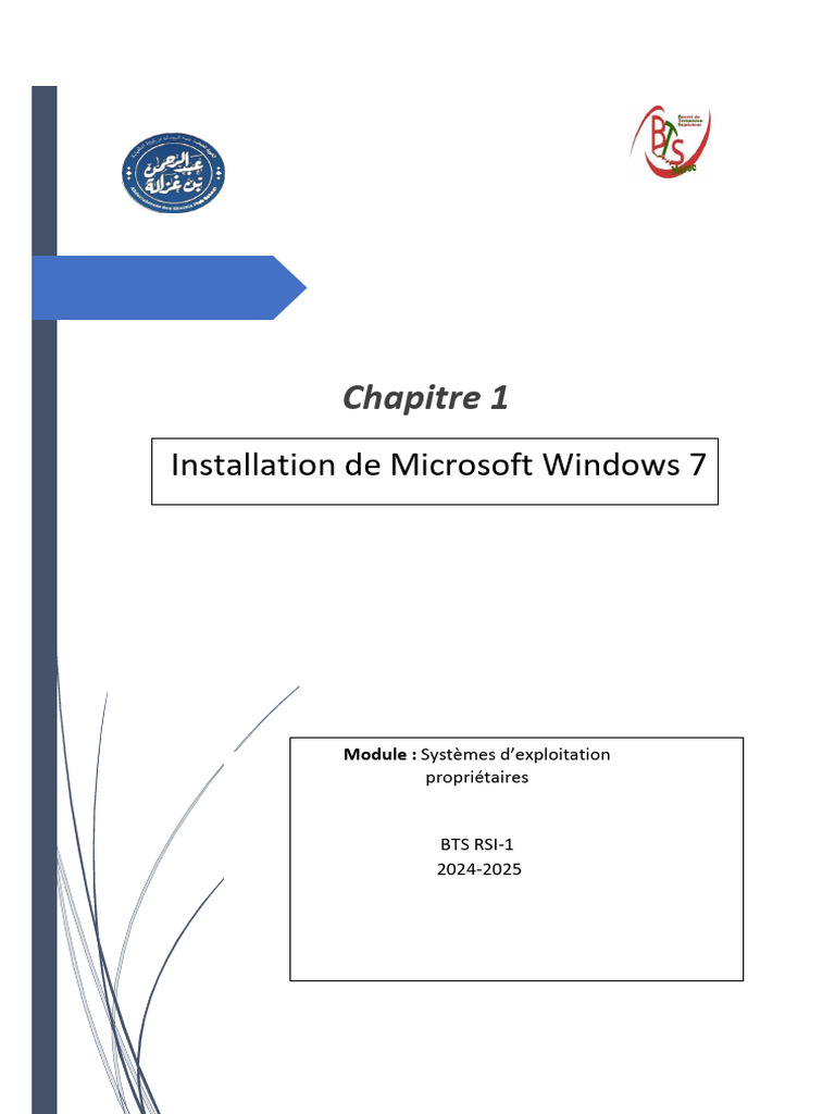 Installation de Windows 7 : Guide Complet | PDF | Démarrage d'un ...