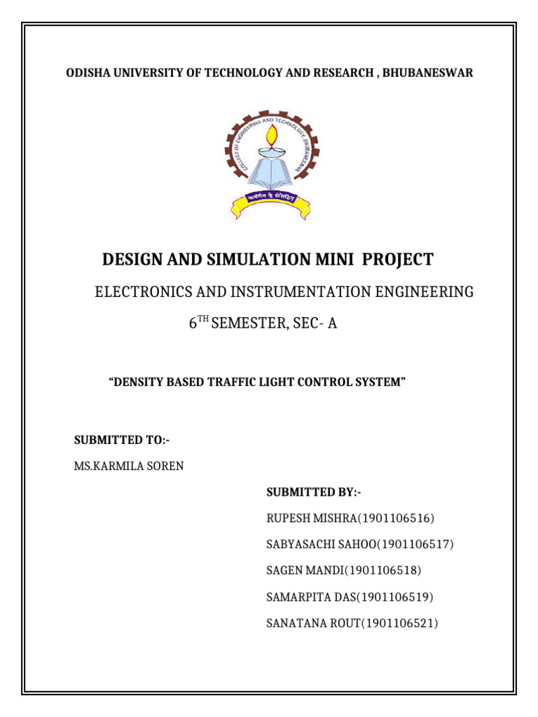 Ds Mini Project Report Final | PDF | Infrared | Light Emitting Diode