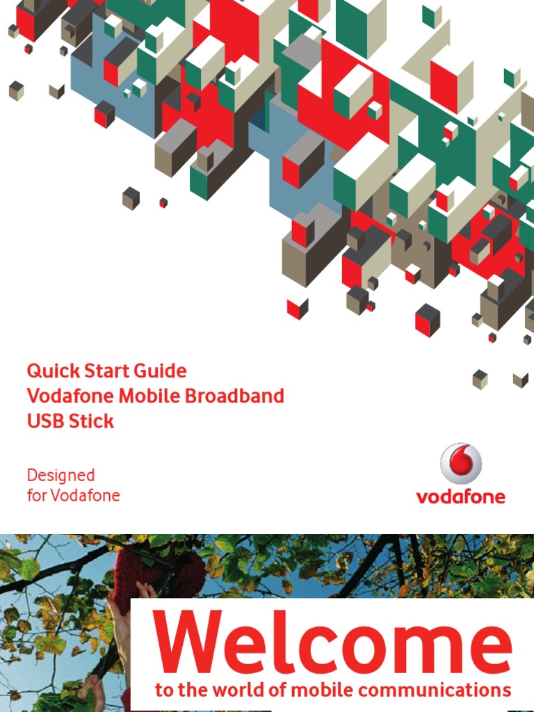 Quick Start Guide Vodafone Mobile Broadband USB Stick PDF Gsm 3 G