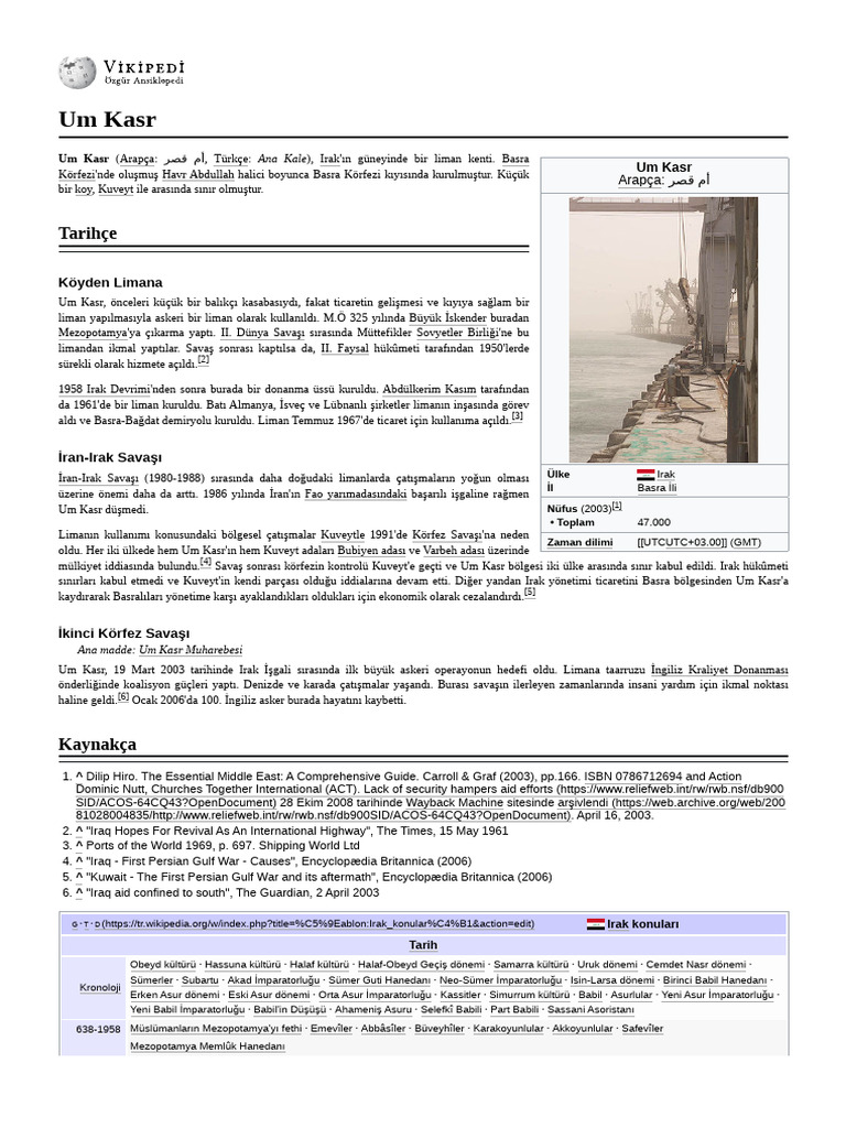 Um Kasr | PDF