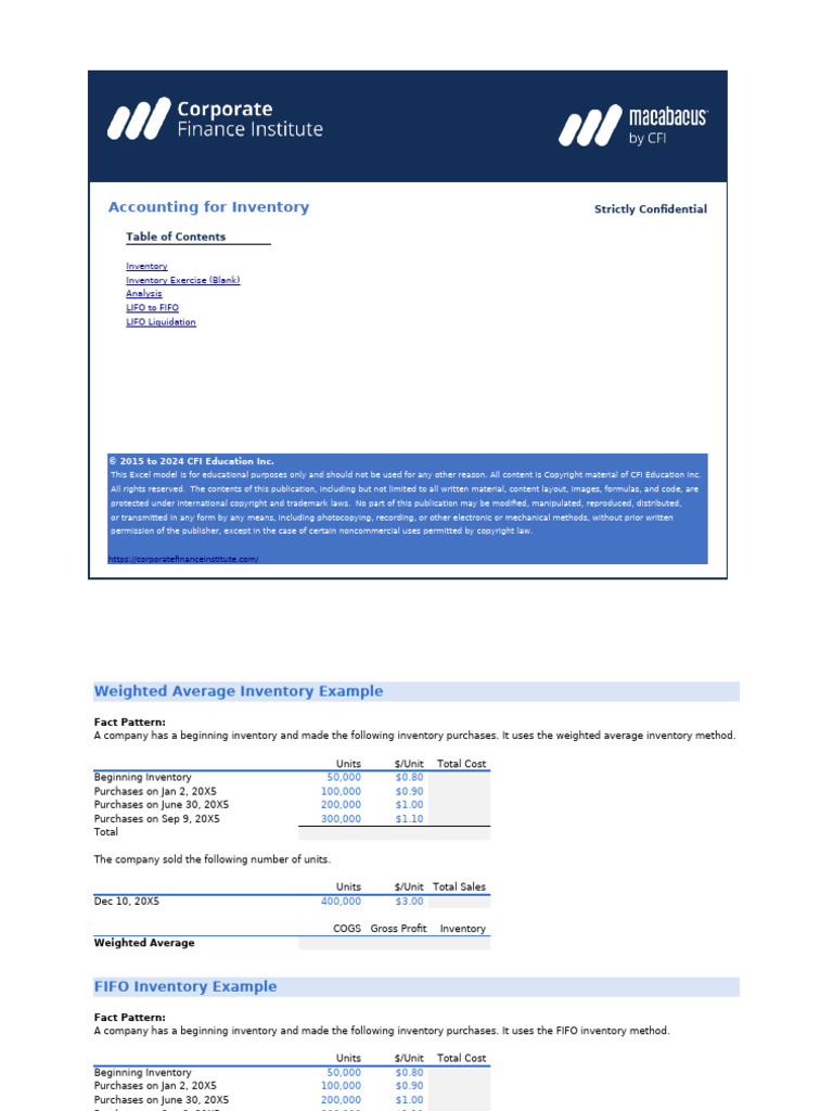 Inventory Accounting Methods Explained | PDF | Cost Of Goods Sold ...
