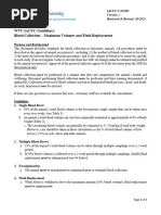 Mouse Blood Volume Collection Guidelines | PDF | Blood | Volume