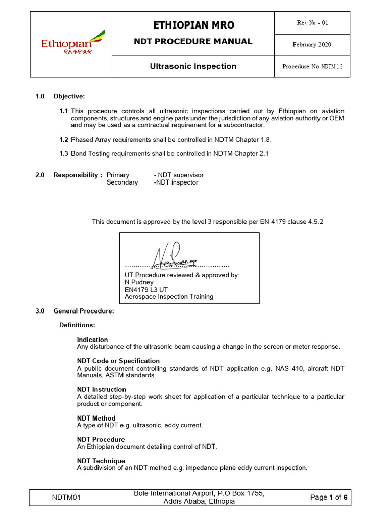 NDTM 1.2 - Ultrasonic Inspection-Pages-Deleted | PDF | Nondestructive ...