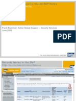 How To Process Security-Related SAP Notes: Tools Rsecnote and Snote