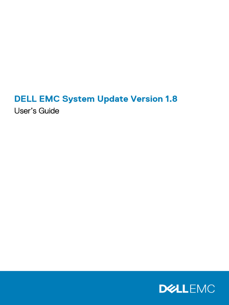 Dell System Update User Guide 1.8 | PDF | Installation (Computer ...