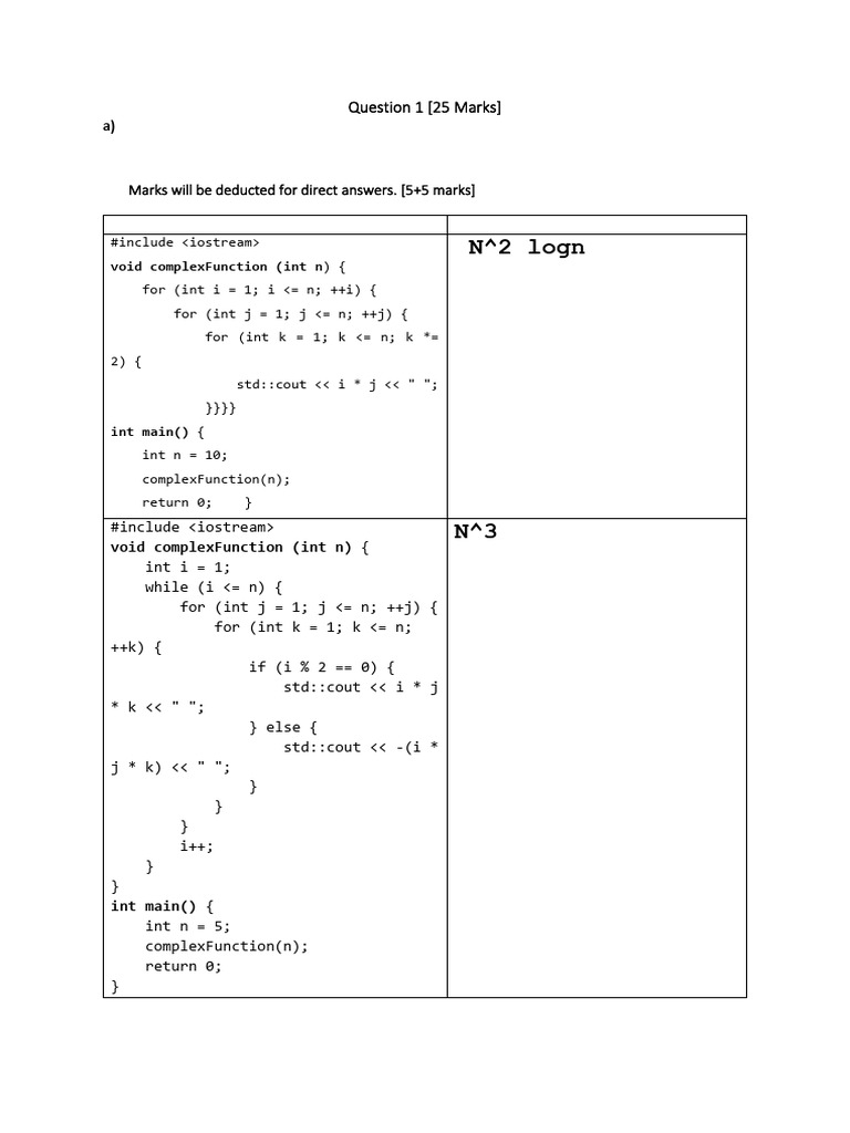 Asymptotic Complexity and C++ Algorithms | PDF | Queue (Abstract Data ...