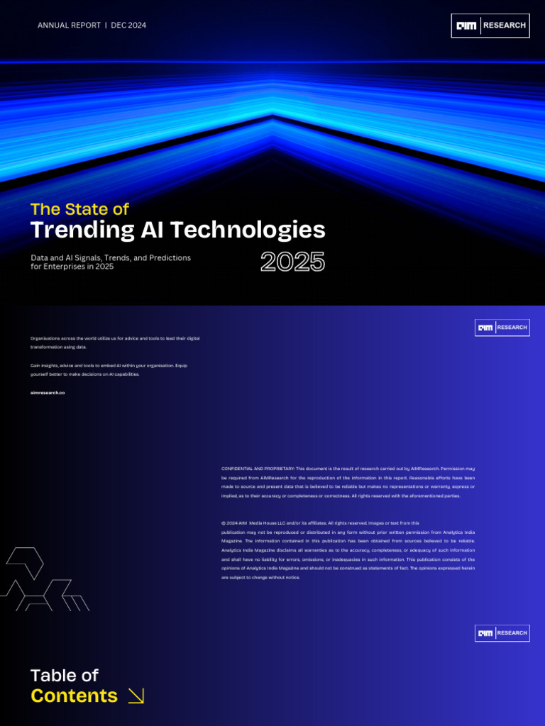 AI Trends for Enterprises 2025 | PDF | Artificial Intelligence ...