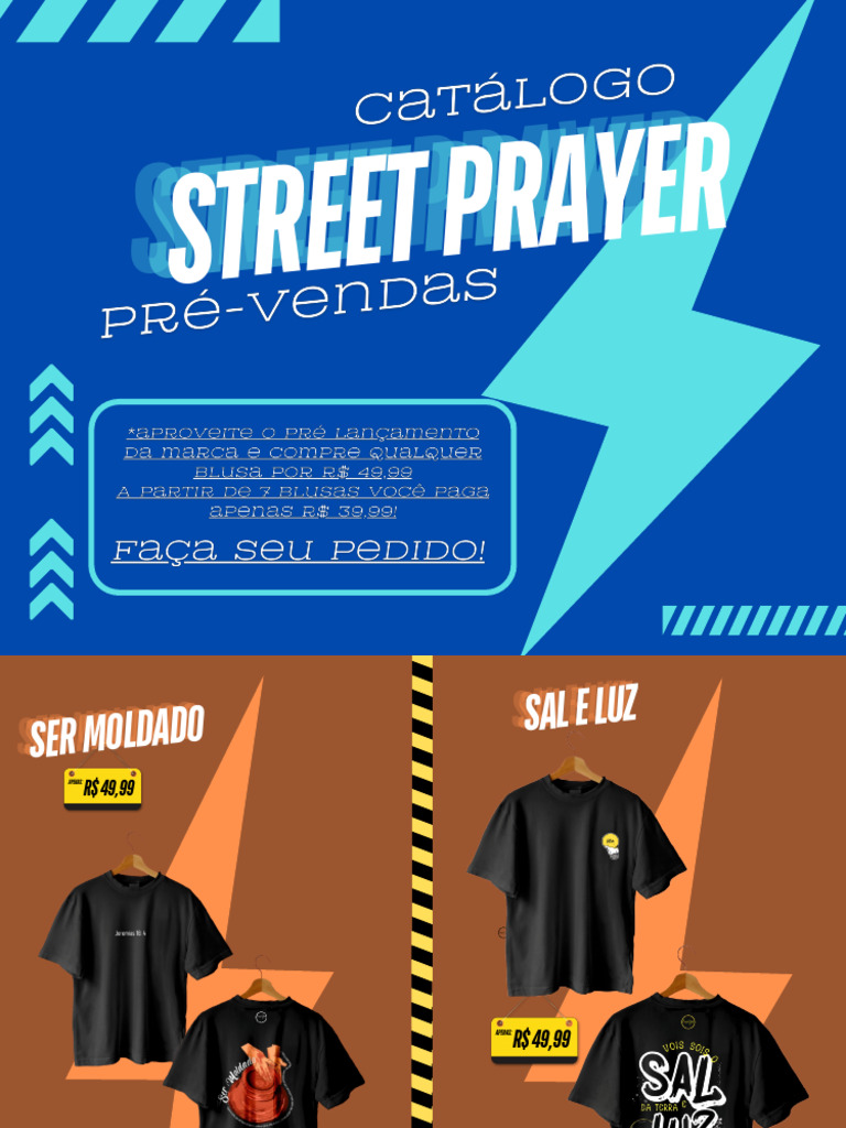 Produtos de Oração Prayer Street | PDF