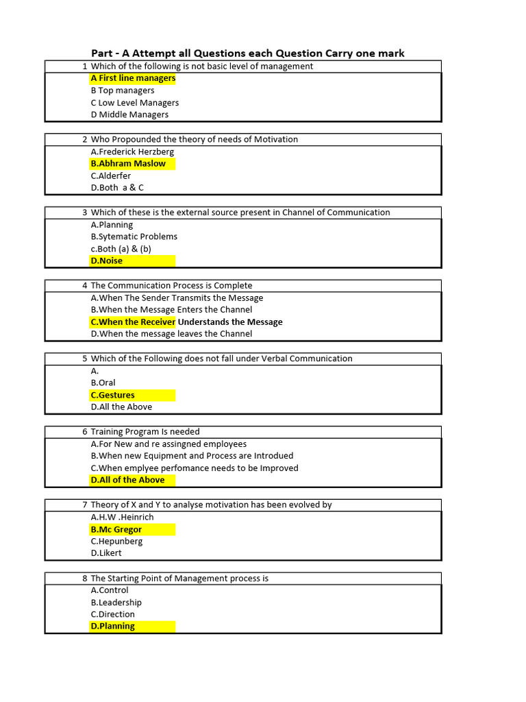 P1 Question and Answers - Unit Test Sep 2024 | PDF