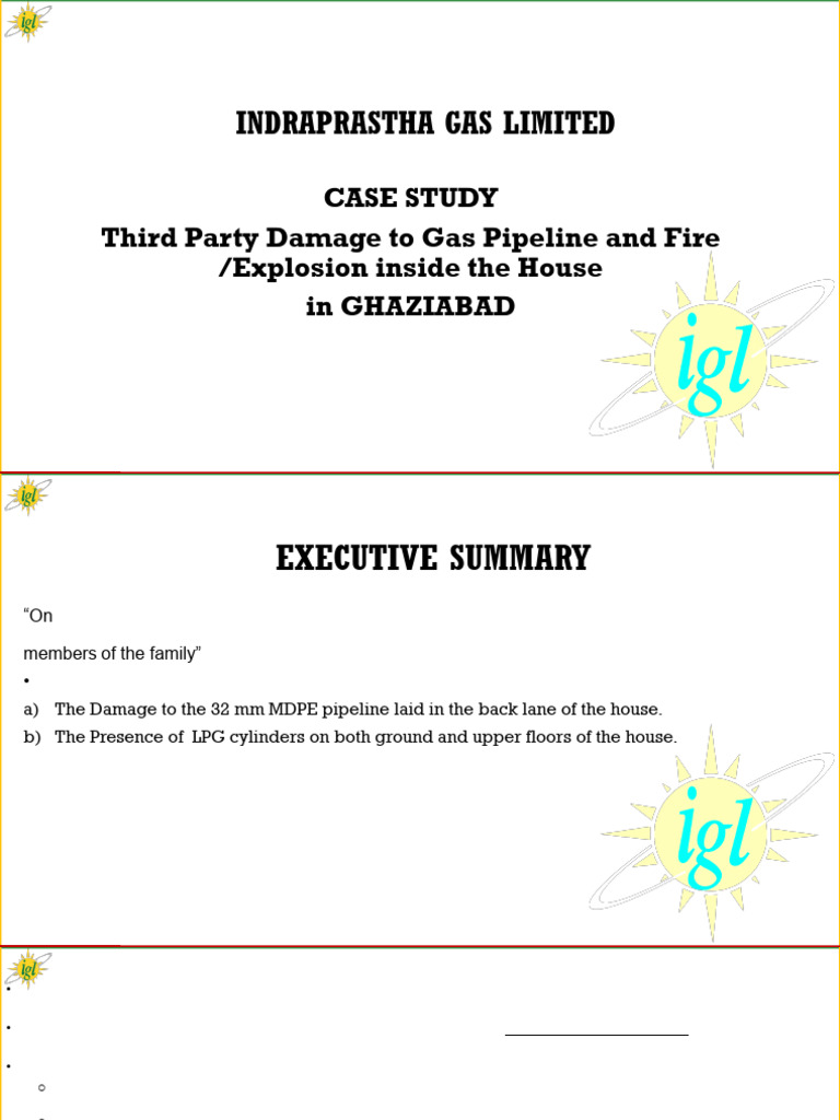 IGL Gas Pipeline Incident Analysis | PDF | Natural Gas