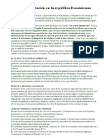 La Deforestación en La República Dominicana